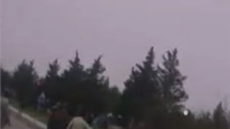 Büyükçekmece'de helikopter düştü