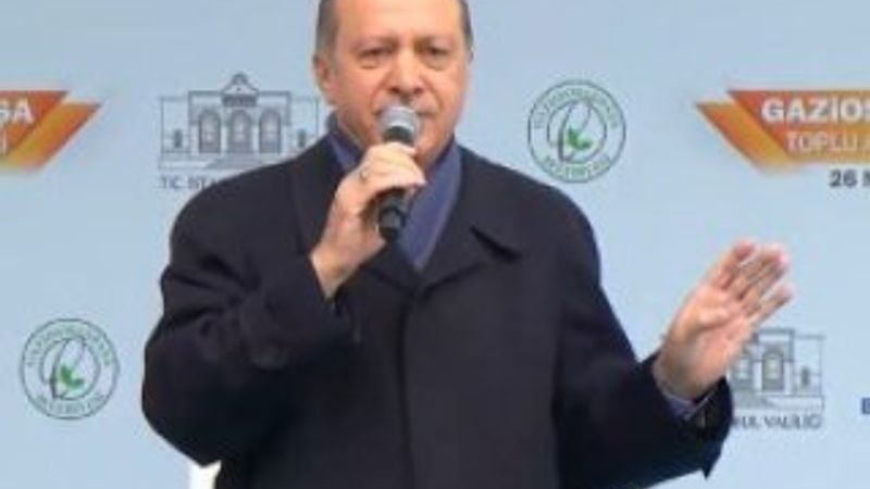 Cumhurbaşkanı Erdoğan Gaziosmanpaşa'da