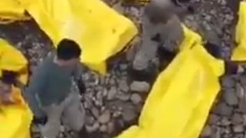 Öldürülen 14 terörist helikopterle taşındı