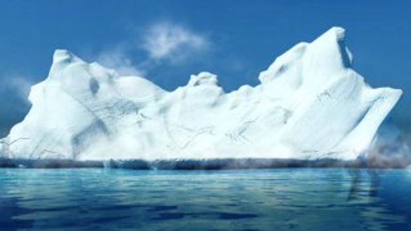 Kuzey Atlantik gemi hattında buz dağı istilası