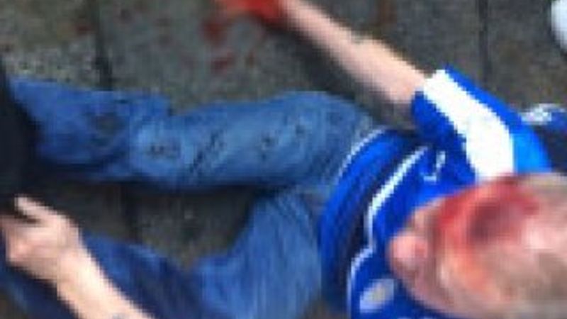 Cebelitarık bizim diyen İngiliz taraftar İspanya'da dayak yedi