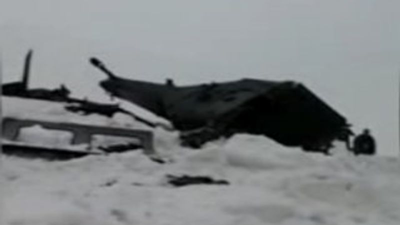 Tunceli'deki helikopter kazasından ilk görüntüler