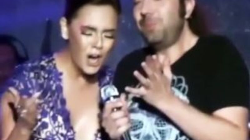 Ebru Gündeş'in İsyan performansı