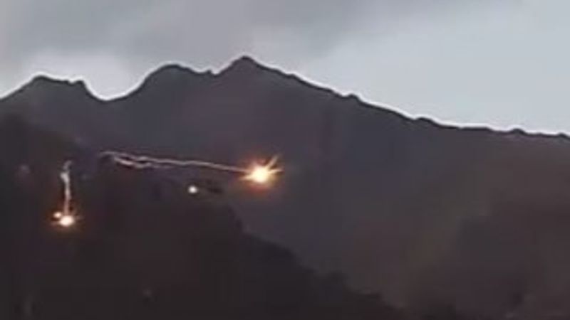 Kobra helikopterinden teröristlerin vurulduğu anlar