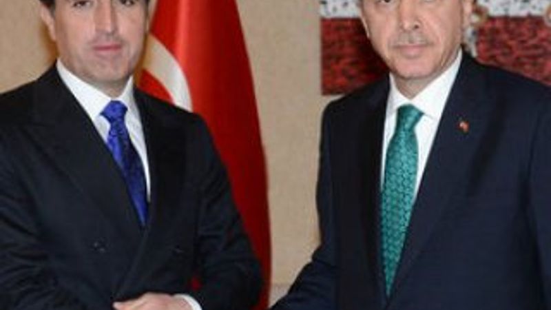 Erdoğan Barzani ile görüştü