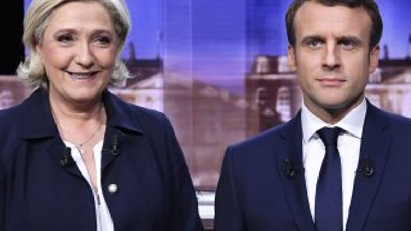 Le Pen ve Macron canlı yayında tartıştı