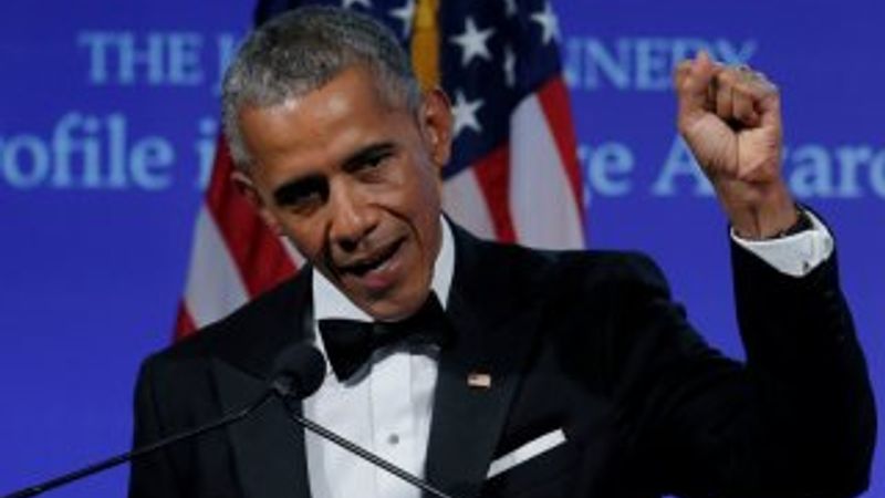 Obama ödül aldı