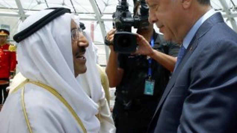 Cumhurbaşkanı Recep Tayyip Erdoğan Kuveyt'te