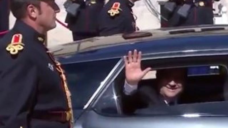 Elysee Sarayı'nda devir teslim töreni