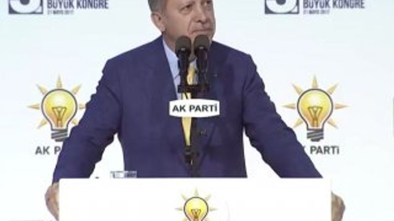 Cumhurbaşkanı Erdoğan'ın kongre konuşması