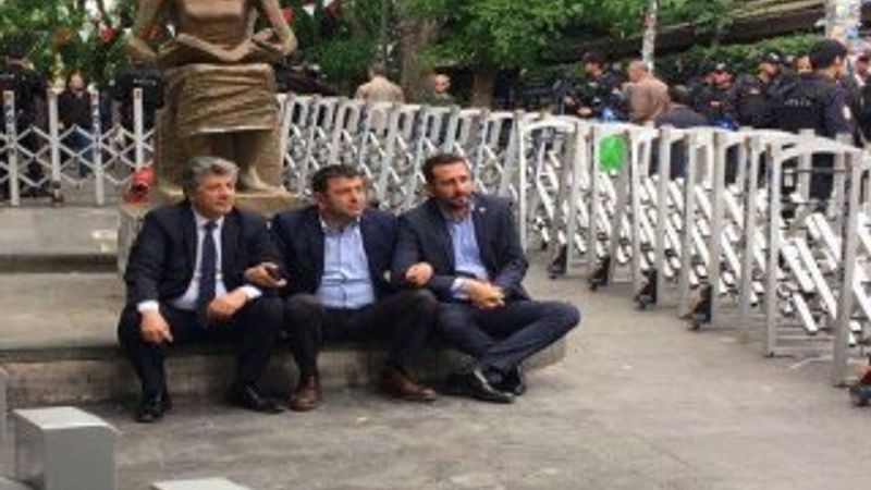 CHP milletvekilleri eylemde