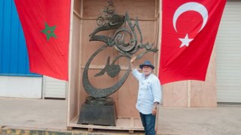 Tunuslu sanatçıdan Cumhurbaşkanı'na hediye