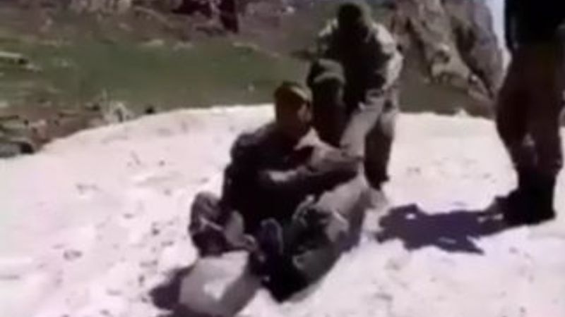 Kato'da eğlenen askerler VİDEO