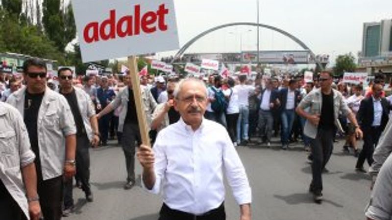 Kemal Kılıçdaroğlu'nun yürüyüşünde 2. gün