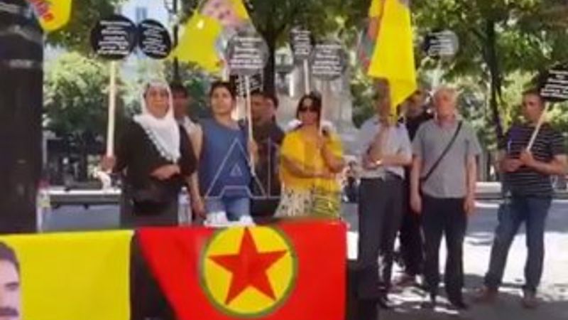 Fransa'da terör sempatizanları eylem yaptı