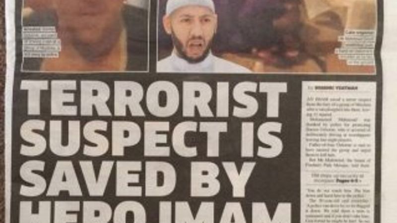 Müslümanlara saldıran kişiyi linçten kurtaran imam