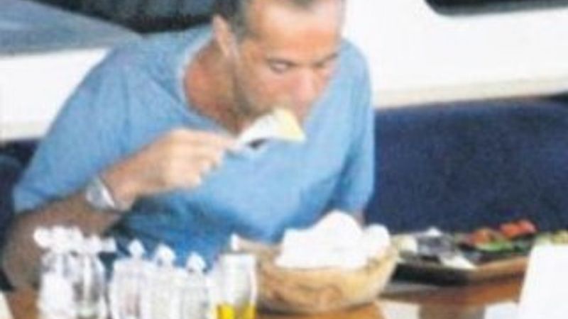 Tülin Şahin'in eski eşi Mehmet Özer Bodrum'da