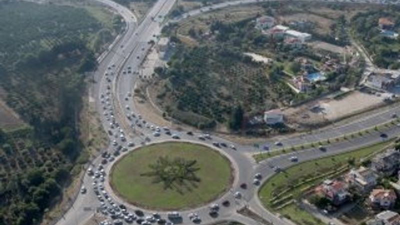 Bayram dönüşü trafiği yoğun