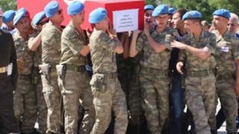 Şırnak’ta şehit olan 3 asker için tören