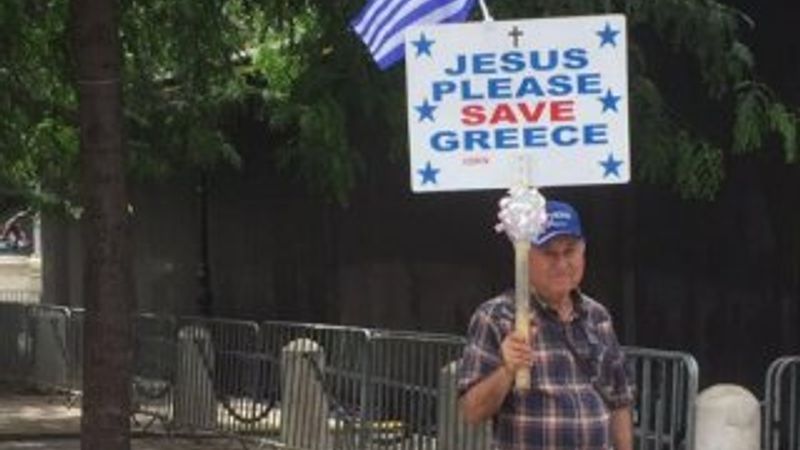 Yunanistan'da halk umudunu kaybetti