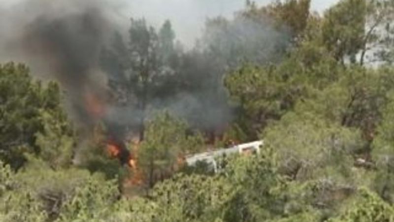 KKTC’de orman yangını