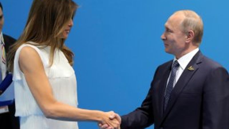 Melania Trump Putin'le sohbet etti