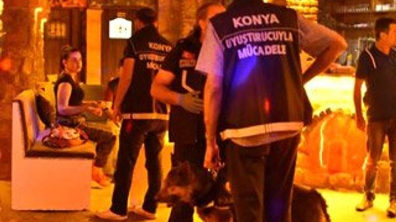 Konya'da kafelere uyuşturucu operasyonu