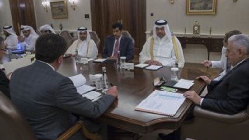 Başbakan, Katar Ekonomi Bakanını kabul etti