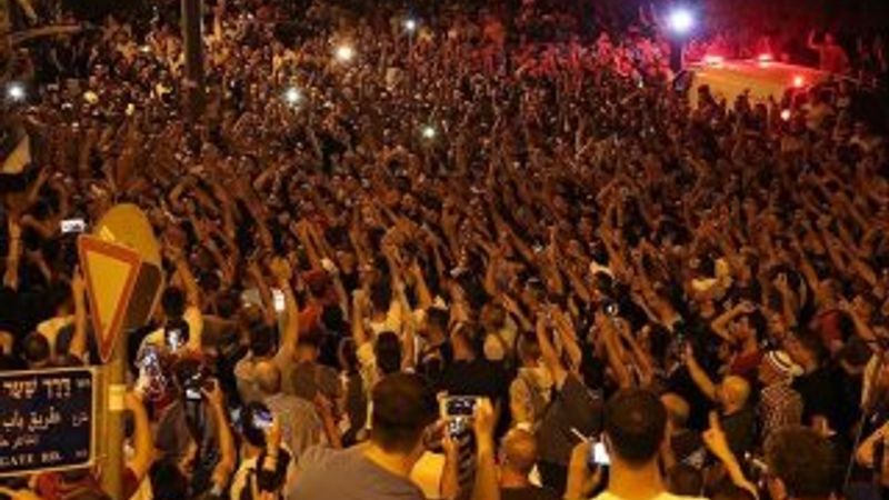 Mescid-i Aksa'da Müslümanlara müdahale