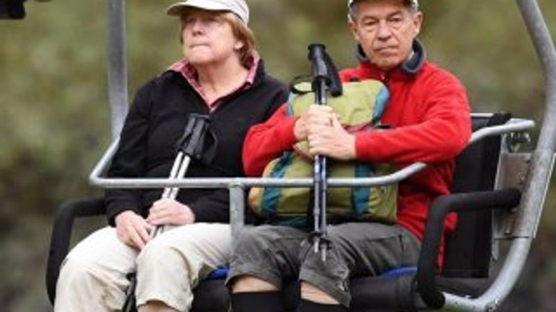 Angela Merkel İtalya tatilinde