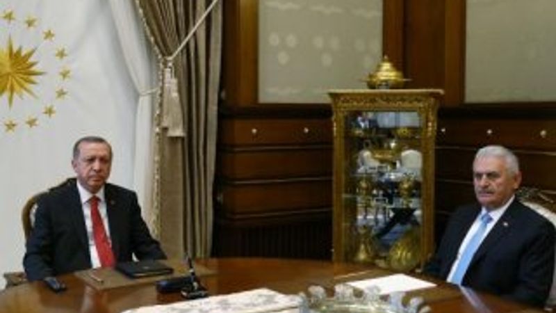 Cumhurbaşkanı Erdoğan, Başbakan'la görüştü