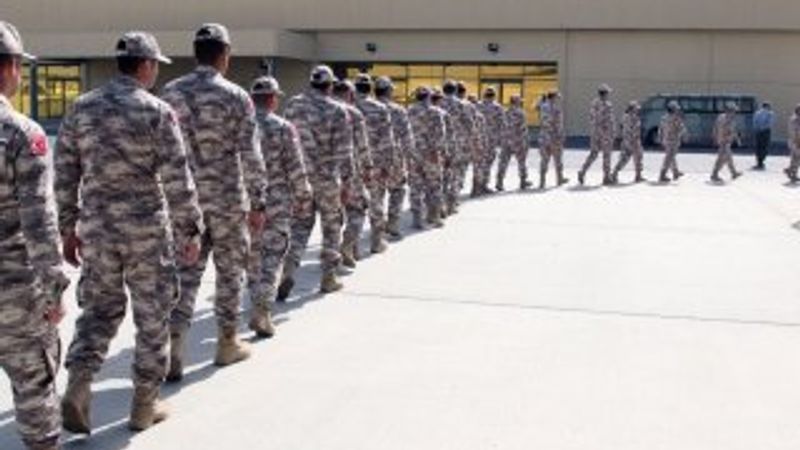 Katar'daki Türk askerleri tatbikata katıldı
