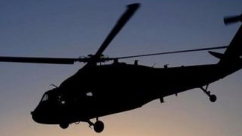 İsrail ordusunun helikopteri düştü