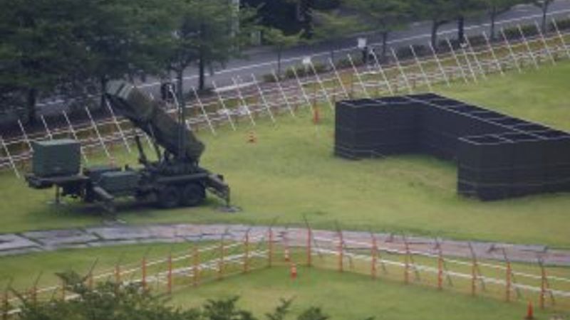 Japonya füze savunma sistemlerini şehre çekti