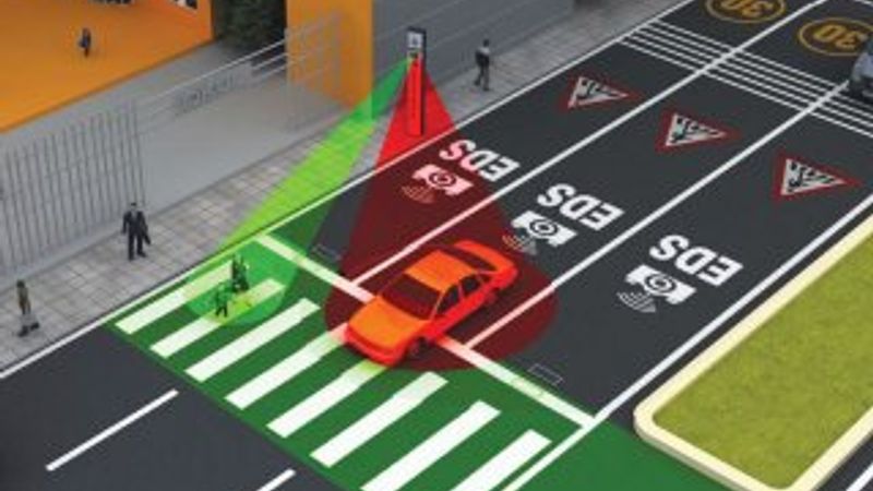 Fransa'da yaya geçidi radarı uygulaması