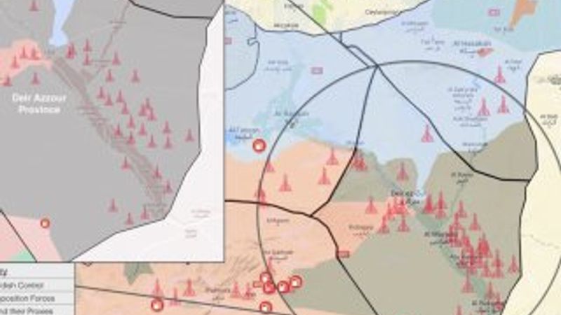 Deyrizor'un petrol ve doğalgaz haritası