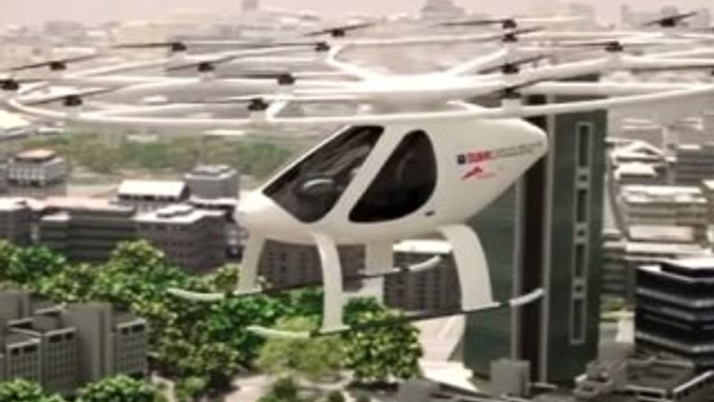 Dubai'de uçan taksiler test ediliyor