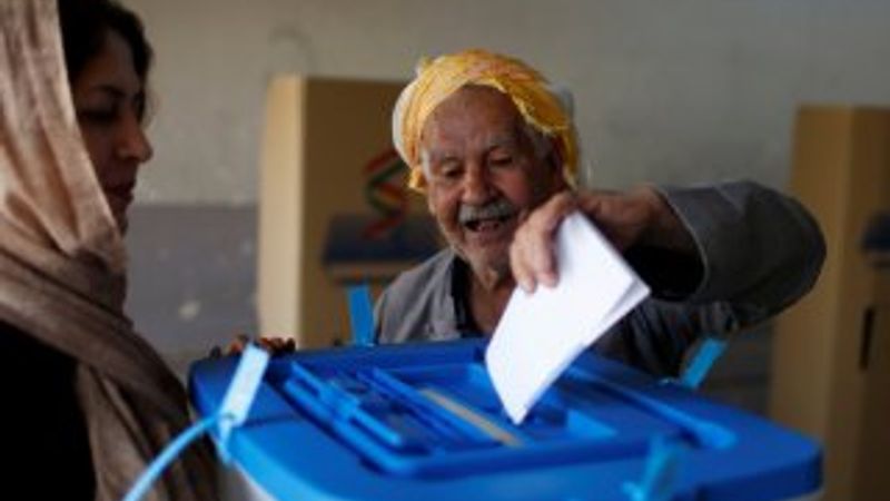 IKBY'de illegal referandum başladı