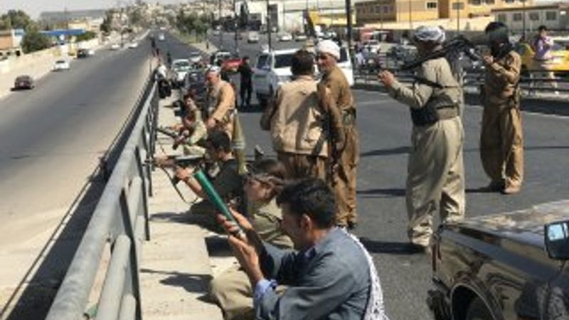 PKK'lı teröristler Kerkük'te devrede