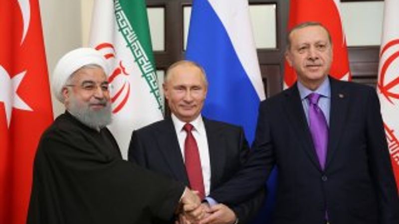 Soçi'de Erdoğan, Ruhani, Putin zirvesi