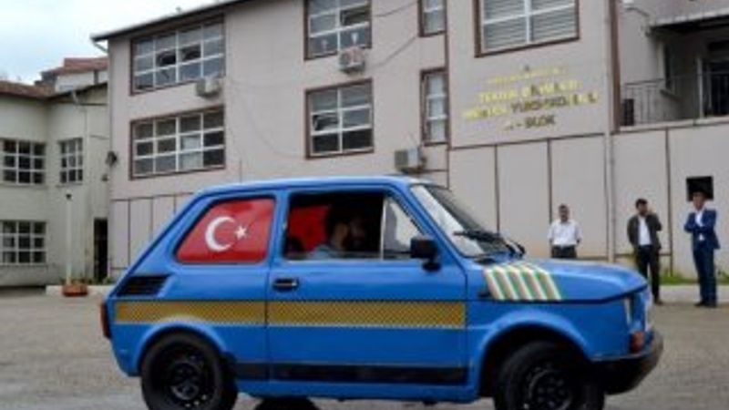 Hurda araçtan elektrikli otomobil ürettiler