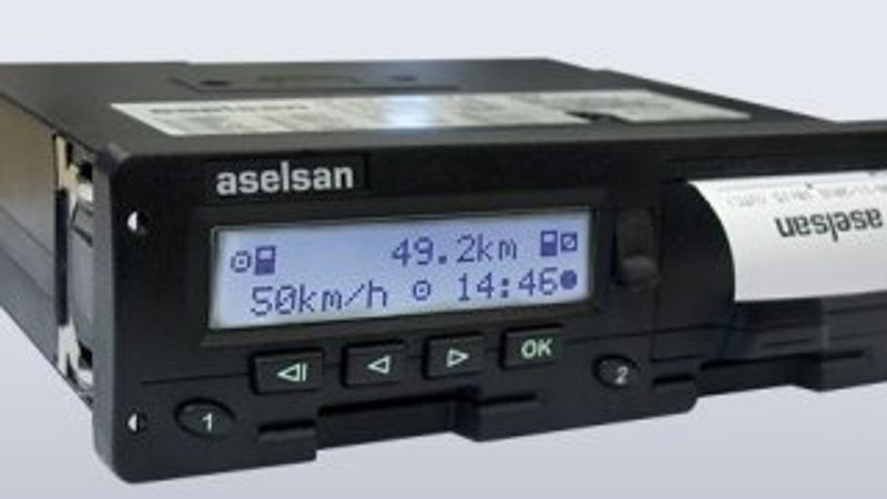 ASELSAN sayısal takograf üretti