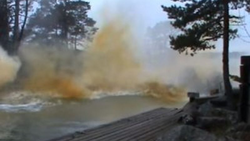 Yıldırım etkisi yaratan sondaj patlaması