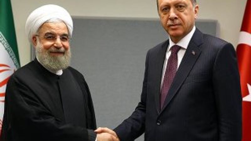 Cumhurbaşkanı Erdoğan Ruhani ile görüştü
