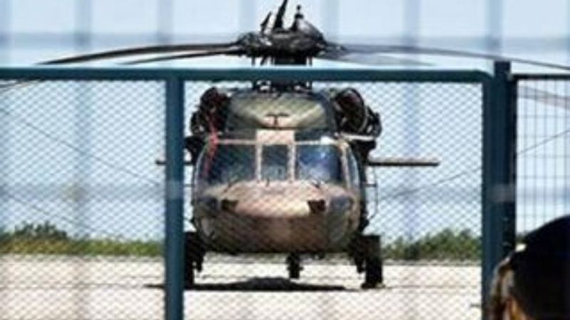 Helikopterlerin mühimmatlarını bir gün önceden taşımışlar