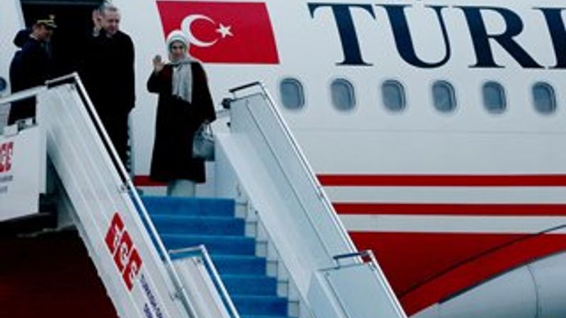 Cumhurbaşkanı Erdoğan'a Fransa'ya gitti