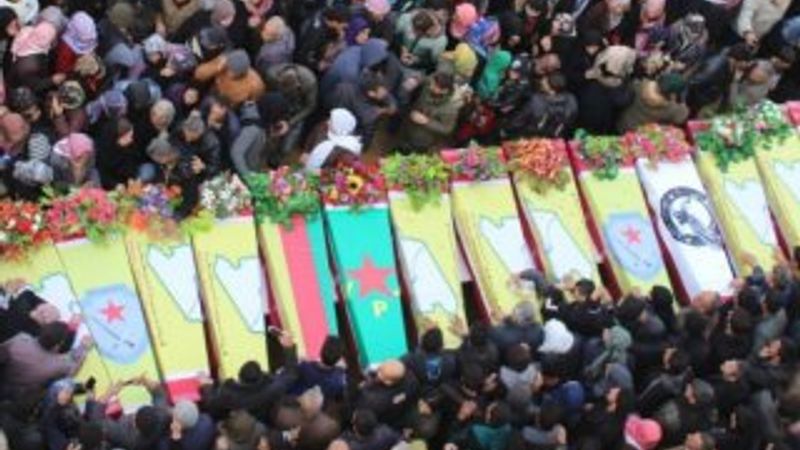 YPG'liler cenazelerini kaldırmaya devam ediyor