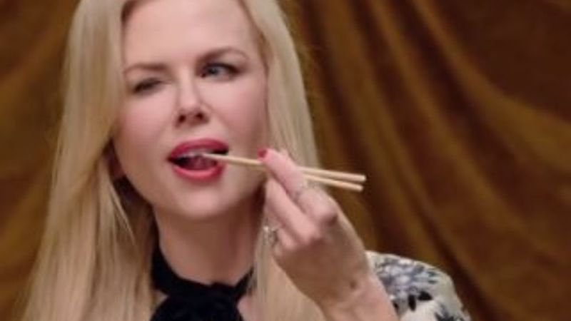 Ünlü oyuncu Nicole Kidman böcek yedi