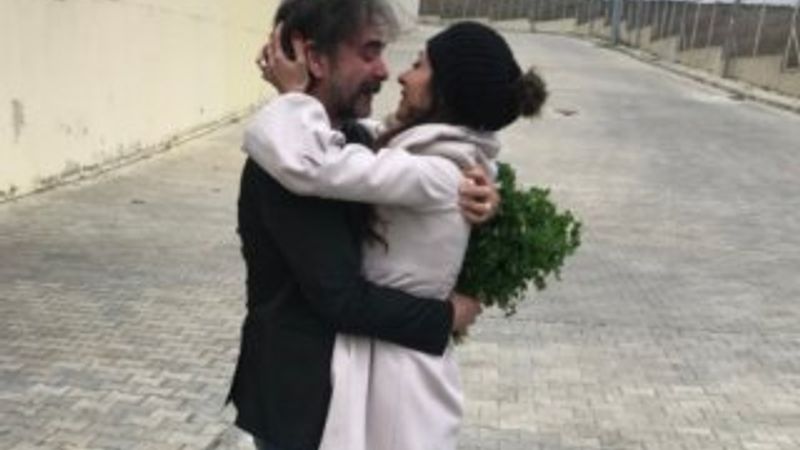 Deniz Yücel'i eşi karşıladı