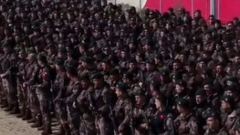 Özel Harekatçılar ve komandoların töreni sosyal medyada